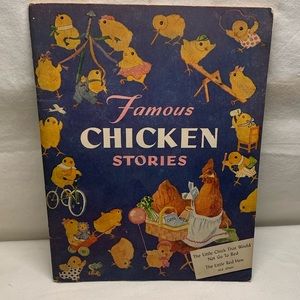 Vintage Famous Chicken Stories Nursery Stories1944